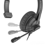 A4 Tech HS 11 Mono Black Headset - Image 6