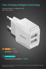Baseus Charger Mini Dual USB Charger 2.1A Ccall Mn02 - Image 3