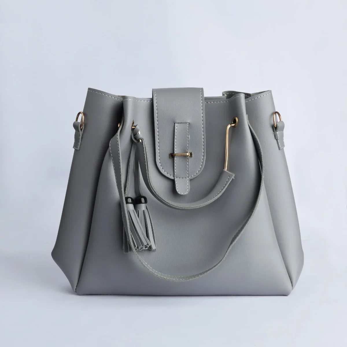 3 piece set PU Soft Leather Hand and Shoulder Bag For Women - Image 5