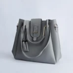 3 piece set PU Soft Leather Hand and Shoulder Bag For Women - Image 2