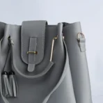 3 piece set PU Soft Leather Hand and Shoulder Bag For Women - Image 4