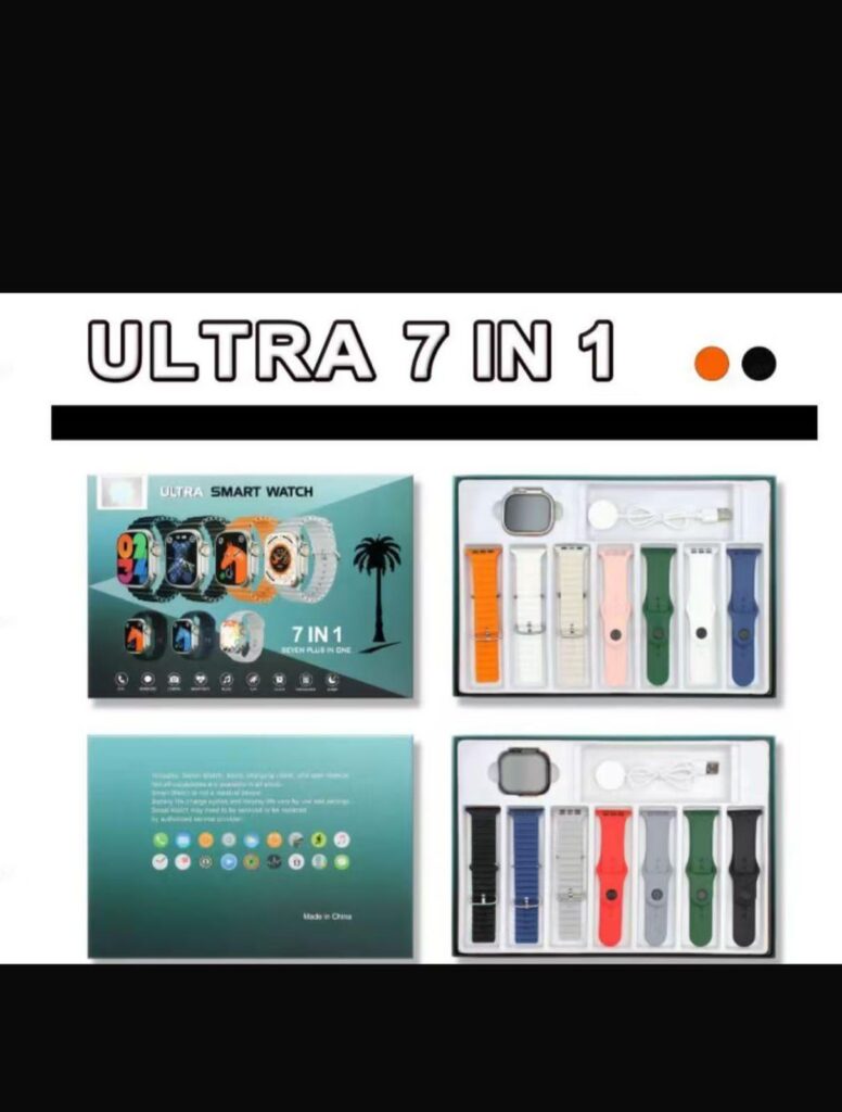 ULTRA 7 IN 1 Smart Watch.