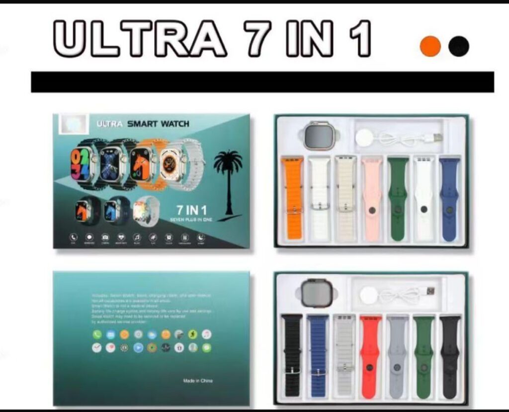 ULTRA 7 IN 1 Smart Watch.