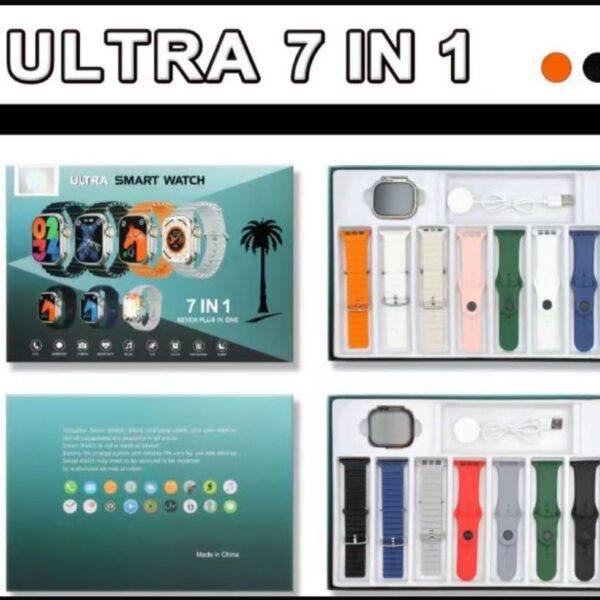 ULTRA 7 IN 1 Smart Watch.