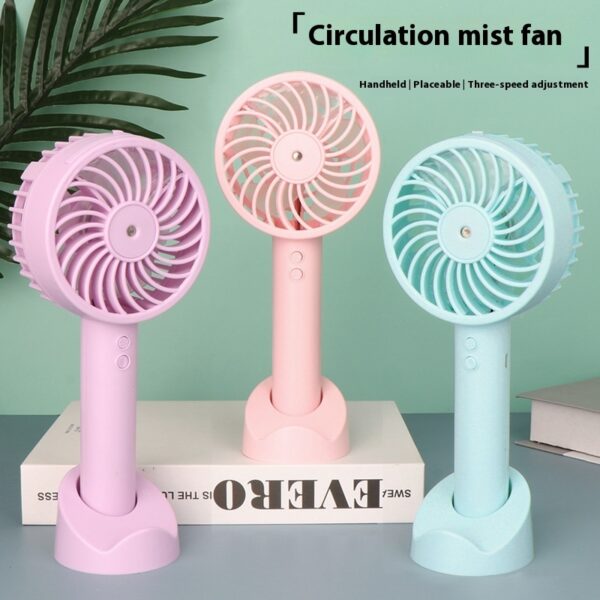 Desktop Small Fan Usb Spray Hydrating And Humidifying